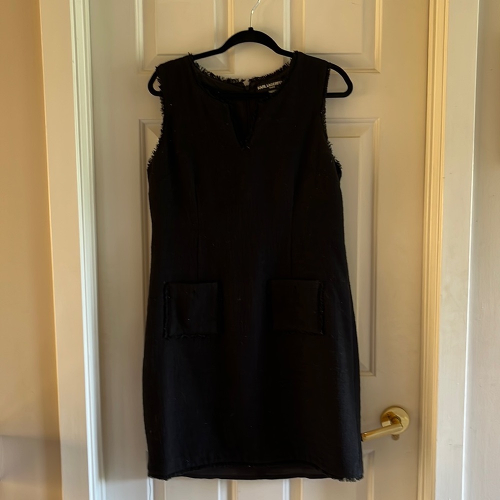 Cute short dress navy blue
